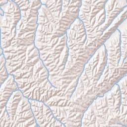 Beaverdam Springs Tennessee Terrain Map