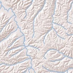 Deans Tennessee Terrain Map