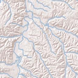 Swan Bluff Tennessee Terrain Map