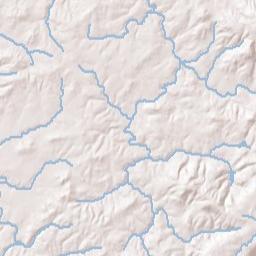 Saratoga Springs Tennessee Terrain Map