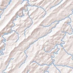 Philadelphia Tennessee Terrain Map
