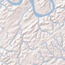 Robinson Mill Tennessee Terrain Map