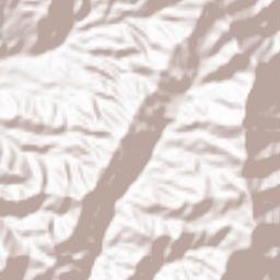 Kōshū-shi Terrain Map