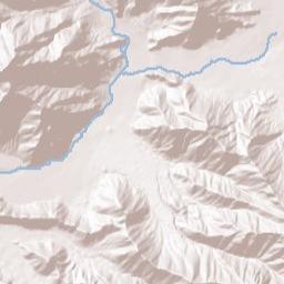 Canebrake California Terrain Map