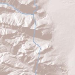 Bradys California Terrain Map