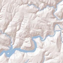 Woodrow Arkansas Terrain Map