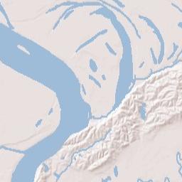 Fulton Tennessee Terrain Map