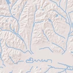 Warrens Bluff Tennessee Terrain Map