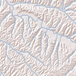 Upper Sinking Tennessee Terrain Map