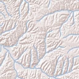 Hornertown Tennessee Terrain Map