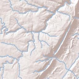 Rhea County Terrain Map
