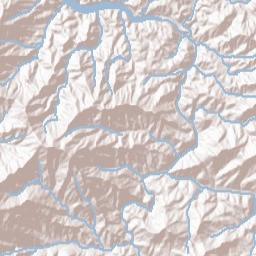 Cove Creek Terrain Map