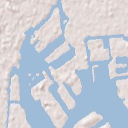 Chūō Ku Terrain Map