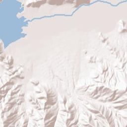 South Lake California Terrain Map