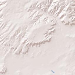 White Cone Arizona Terrain Map
