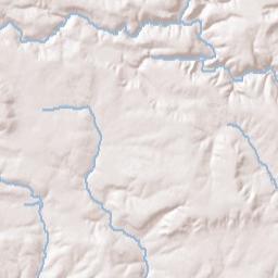 Floral Arkansas Terrain Map