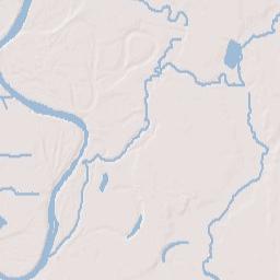 Island Town Arkansas Terrain Map