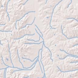 Shady Hill Tennessee Terrain Map