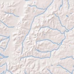 Garrett Tennessee Terrain Map