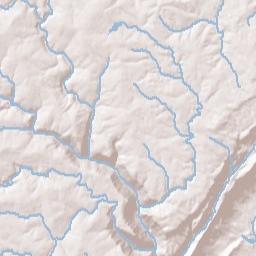 Paine Spring Tennessee Terrain Map