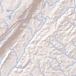 Old Washington Tennessee Terrain Map