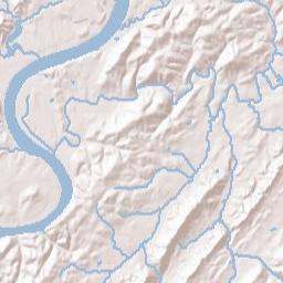 Breedenton Tennessee Terrain Map