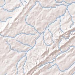 Christianburg Tennessee Terrain Map