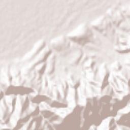 Chūō-shi Terrain Map