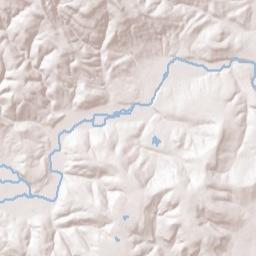 Van Buren County Terrain Map