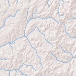 Rhodes Town Tennessee Terrain Map