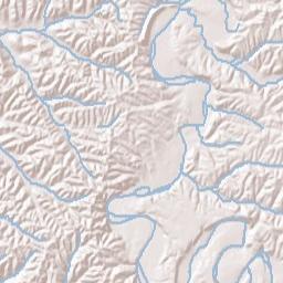 Flat Woods Tennessee Terrain Map