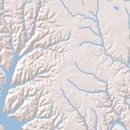 Busy Corner Tennessee Terrain Map