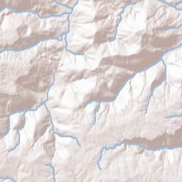 Northcutts Cove Tennessee Terrain Map