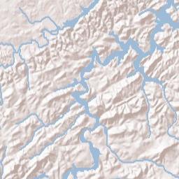 Hopewell Springs Tennessee Terrain Map