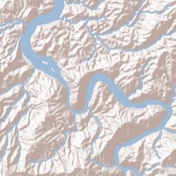 Calderwood Tennessee Terrain Map