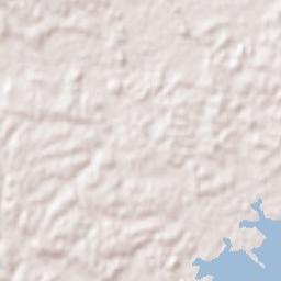 Yokohama Shi Terrain Map