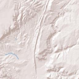 Oak Springs Arizona Terrain Map