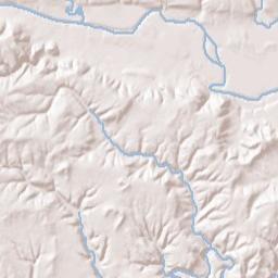 West Pangburn Arkansas Terrain Map