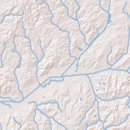 Teague Tennessee Terrain Map