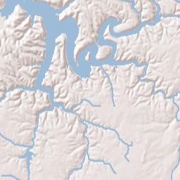 Rutledge Falls Tennessee Terrain Map