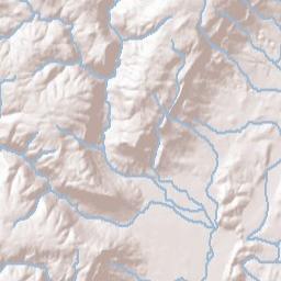 Brush Creek Tennessee Terrain Map