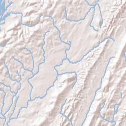 Beta Tennessee Terrain Map
