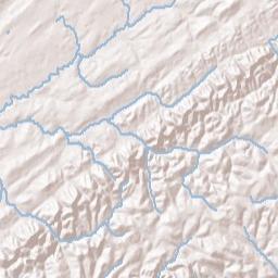 Nonaburg Tennessee Terrain Map