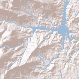 Lake Lure Terrain Map