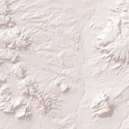 Bidahochi Arizona Terrain Map