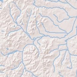 Hickory Corners Tennessee Terrain Map