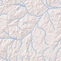 Enville Tennessee Terrain Map