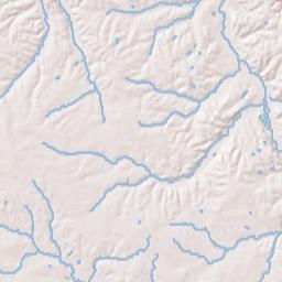 Hudson Tennessee Terrain Map