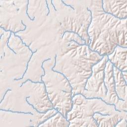 Three Oaks Tennessee Terrain Map