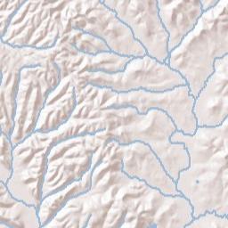 Waco Tennessee Terrain Map